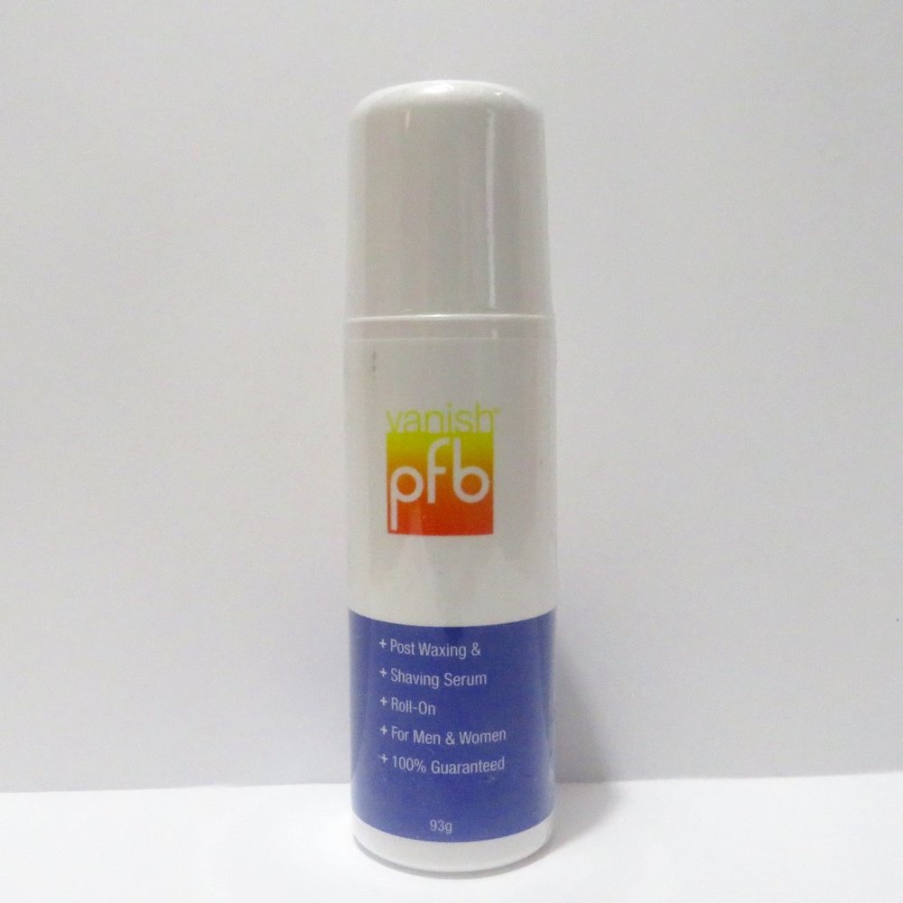 VANISH PFB POST WAXING - SHAVING SERUM - ROLL ON FOR MEN & WOMEN 93G